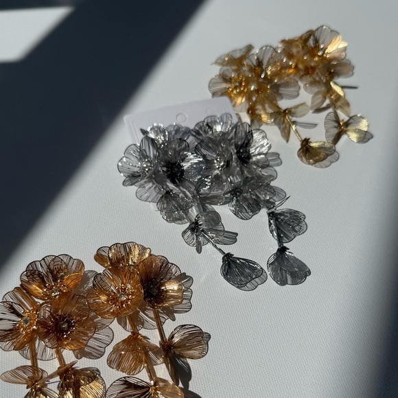 Zara Kate Middleton cascading floral earrings - Picture 9 of 12